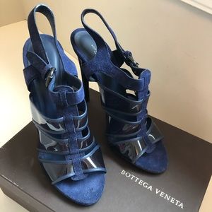 NIB Bottega Veneta PVC and Suede sandals size 39